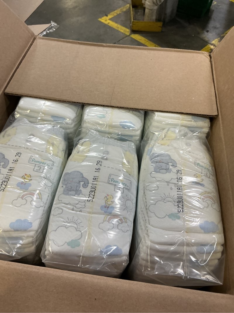 Condition photo showing Good Condition for pampers baby diapers - swaddlers - size 2, 186 count, ultra absorbent disposable infant diaper