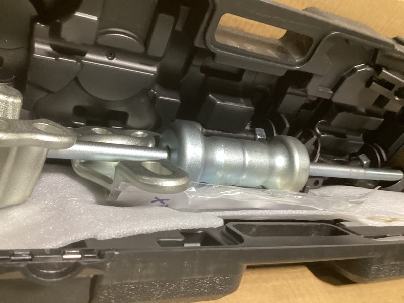 Condition photo showing As Is for 12-Way Slide Hammer Puller Set, Front Wheel Hub Bearing & Rear Wheel Axle Remover Puller Set, 23PCS Tool Kit for Dents and Dings Repair with Black Carry Box