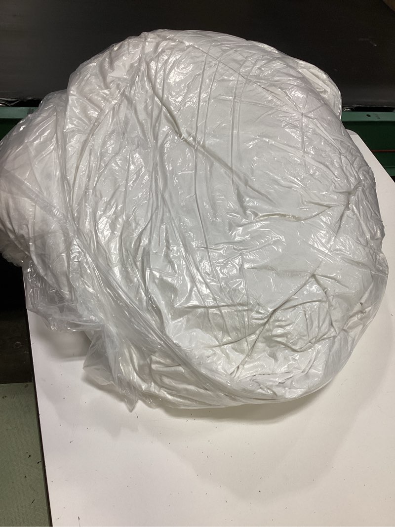 Condition photo showing As Is for quince premium down comforter, king/cal king, down