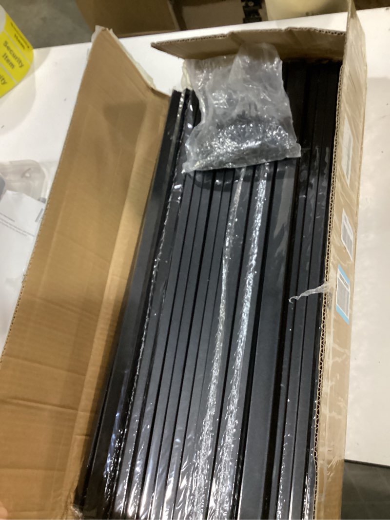 Condition photo showing Good Condition for hziu 60 pack deck balusters with end caps&screws 26 inch rectangle staircase baluster upgraded metal railing spindles kit for decks,porch 26 inch black-rectangle 60