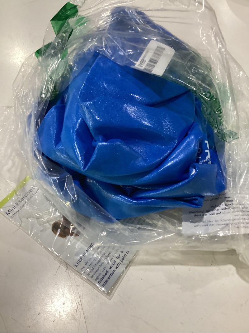 Condition photo showing As Is for pl-0003 soft exercise ball, anti-burst yoga ball chair supports 2200lbs pl-0003 purple small(25cm) 1