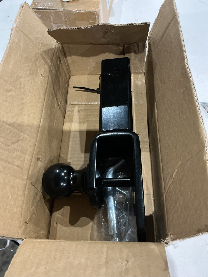 Condition photo showing Good Condition for toptow atv/utv trailer hitch towing ball mounts, 2-inch ball, clevis pin, fits 2-inch receiver 2" ball, 2" receiver, 5/8" pin
