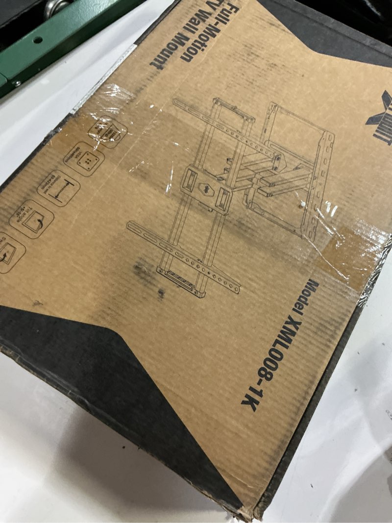 Condition photo showing Good Condition for usx mount full motion tv wall mount for most 42-90 inch flat screen/led/4k, tv mount bracket dual swivel articulating tilt 6 arms, max 16" wood studs, vesa 600x400mm, holds up to 132lbs