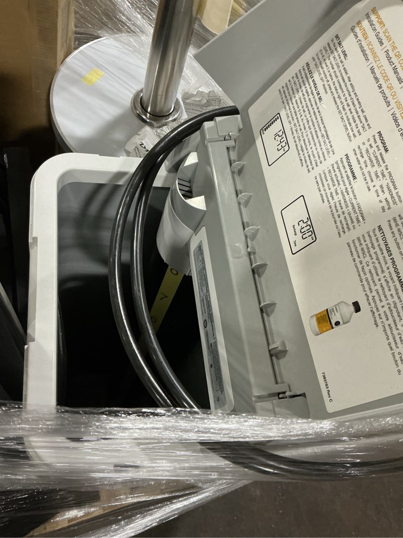 Condition photo showing As Is for  whirlpool 33000 -grain water softener for hard water and iron reduction