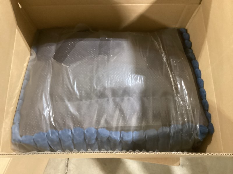 Condition photo showing Good Condition for Bedsure ComfyFleece™ Cute Cat Couch for Pets - As Seen on TV on Good Day New York, Fuzzy Cats beds for Indoor Cats with Removable Washable Cover, Supportive Pet Sofa, 24inch, Night Blue 24x18x10" Night Blue