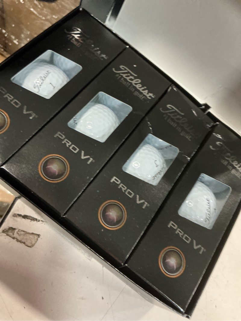 Condition photo showing Good Condition for Titleist Pro V1 Golf Balls Low Numbers White