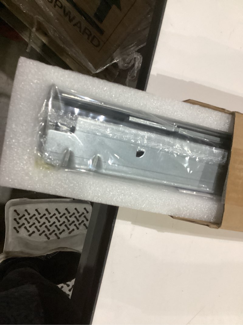 Condition photo showing New/Like New for full extension undermount drawer slides 18 inch (1 pair), soft close concealed drawer runners, come with mounting screws and brackets 18 inch 1