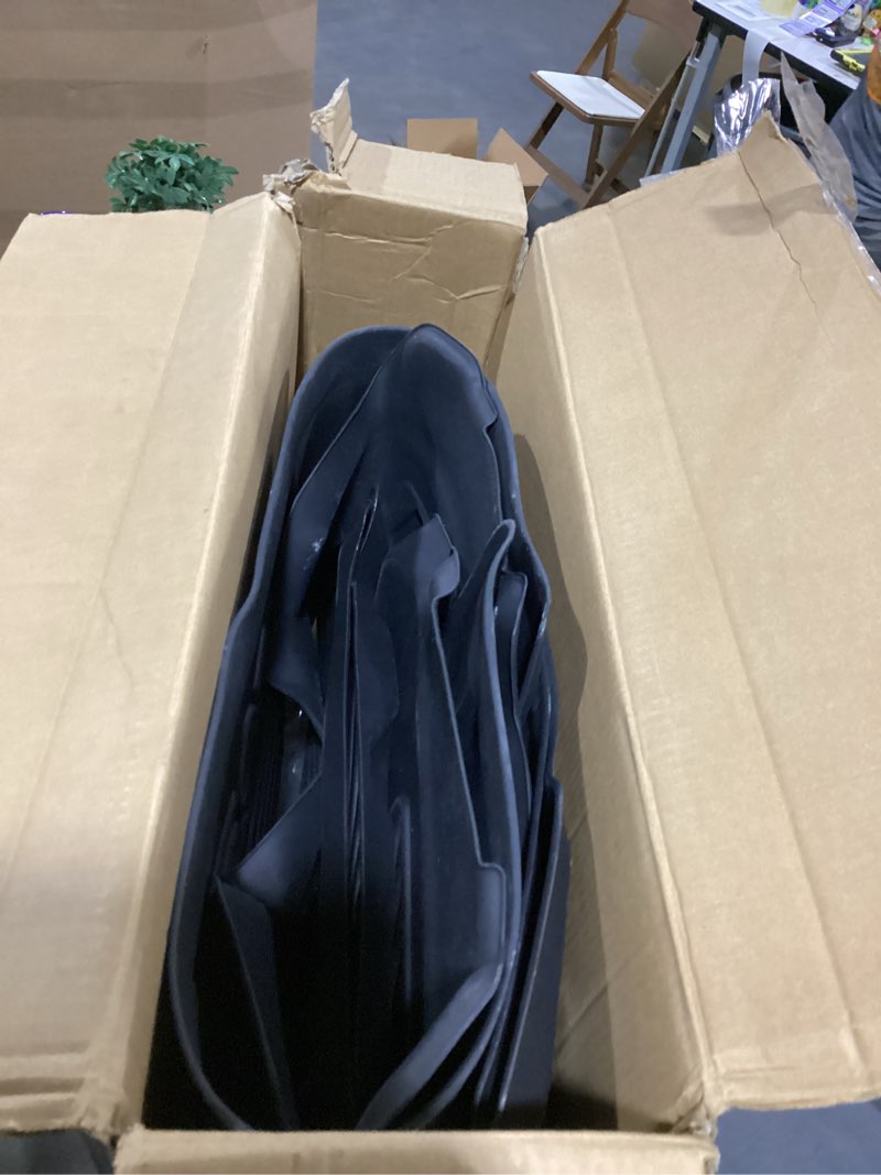 Condition photo showing As Is for yitamotor floor mats fit for toyota tundra crewmax cab 2026 2025-2022, custom fit tundra car mats, all-weather tpe front and rear row floor liners, black 2022-2026 crewmax cab