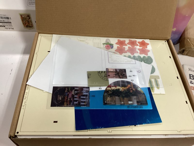 Condition photo showing New/Like New for Wowood DIY Book Nook Floral Corner, 3D Puzzle Book Nook Kits for Adults, Decorative Book Nooks for Bookshelf Miniature Scenes, DIY Crafts/Gifts/Decorations for Adults (Floral Corner)