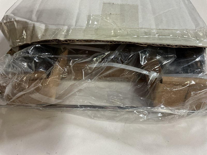 Condition photo showing New/Like New for holdn’ storage pull out trash can under cabinet - trash can not included - dedicated space for disposable trash bags, requires a 11” cabinet opening, adjustable, heavy duty, anti rust chrome finish 8 gal / 8.5"w