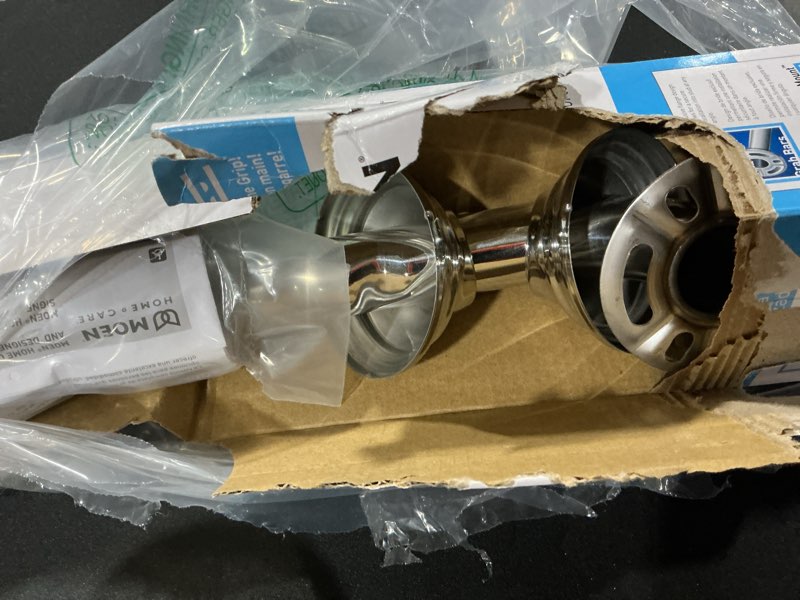 Condition photo showing As Is for Moen LR8716D3GCH Home Care 16-Inch Grab Bar, Chrome