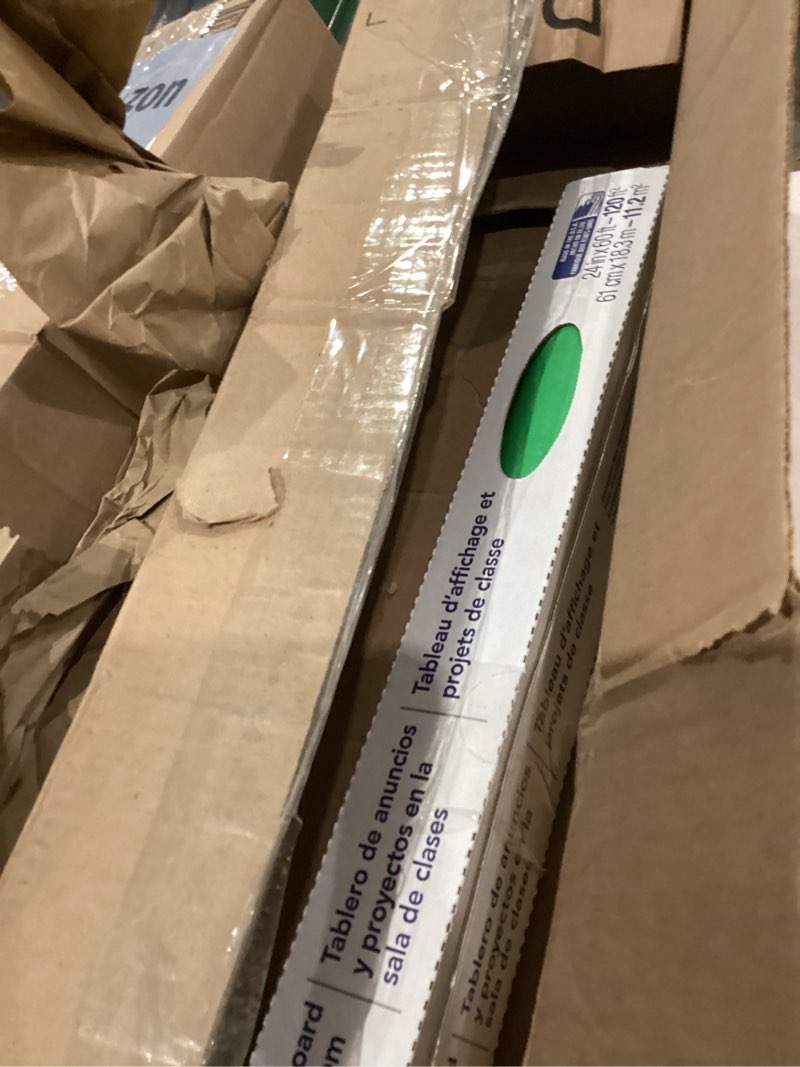 Condition photo showing As Is for Fadeless Bulletin Board Paper, Fade-Resistant Paper for Classroom Decor, 24” x 60’, Apple Green, 1 Roll