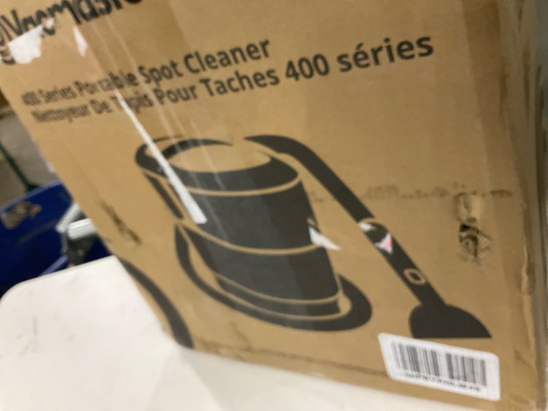 Condition photo showing As Is for Vacmaster SCB301 400 Series Portable Carpet & Upholstery Spot Cleaner Machine, 15Kpa Power Suction with Versatile Tools for Pets, Area Rugs and Couches Portable Spot Cleaner