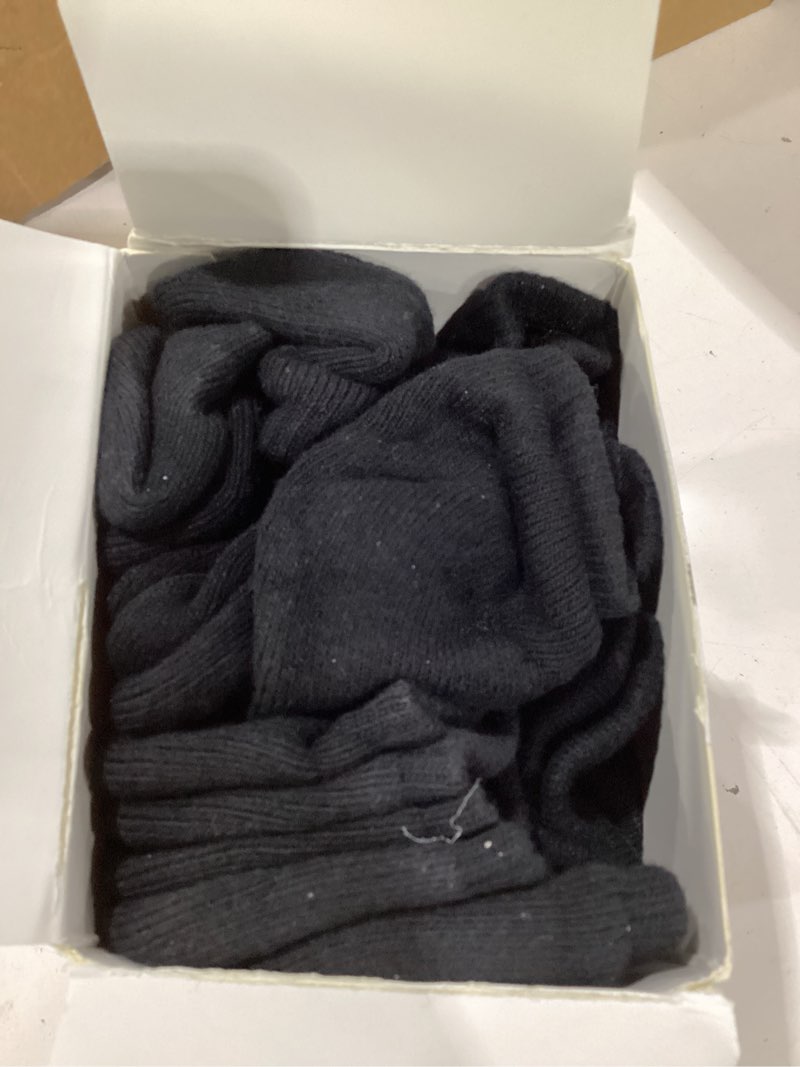 Condition photo showing Good Condition for monxiery mens cotton cushioned no show socks, moisture wicking breathable athletic performance running low cut socks large-x-large 6 pairs black