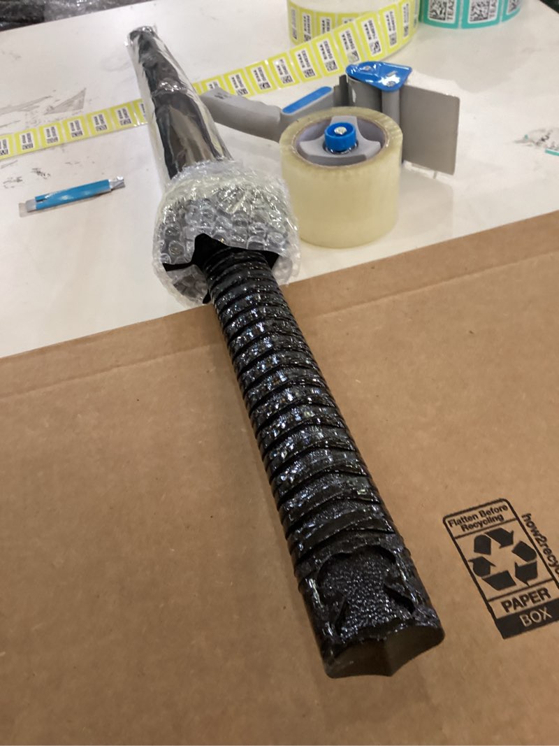 Black unbrella with katana hiltamd grip