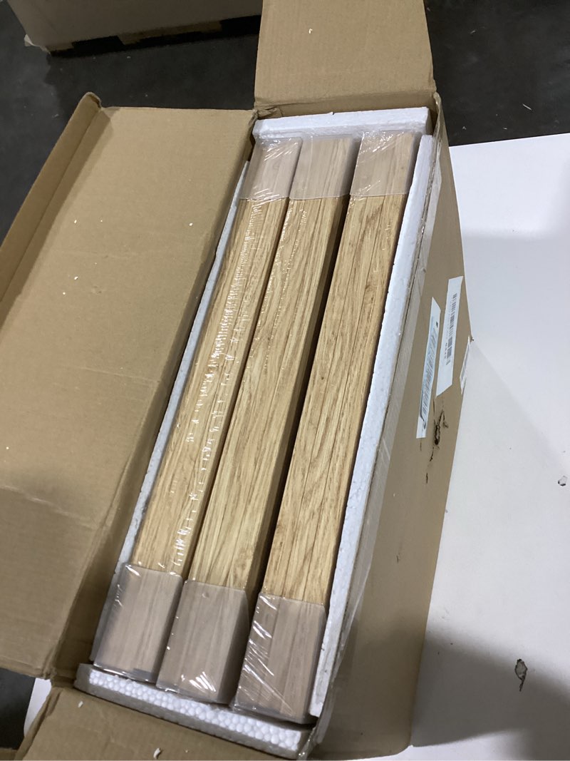 Condition photo showing Good Condition for 11x14 Picture Frame Set of 9, Photo Gallery Wall Frame Set, Display Pictures 8x10 with Mat or 11 x 14 Without Mat, Multi Photo Frames for Wall Mounting or Table Top Display, Natural Oak Natural Oak 11x14 in