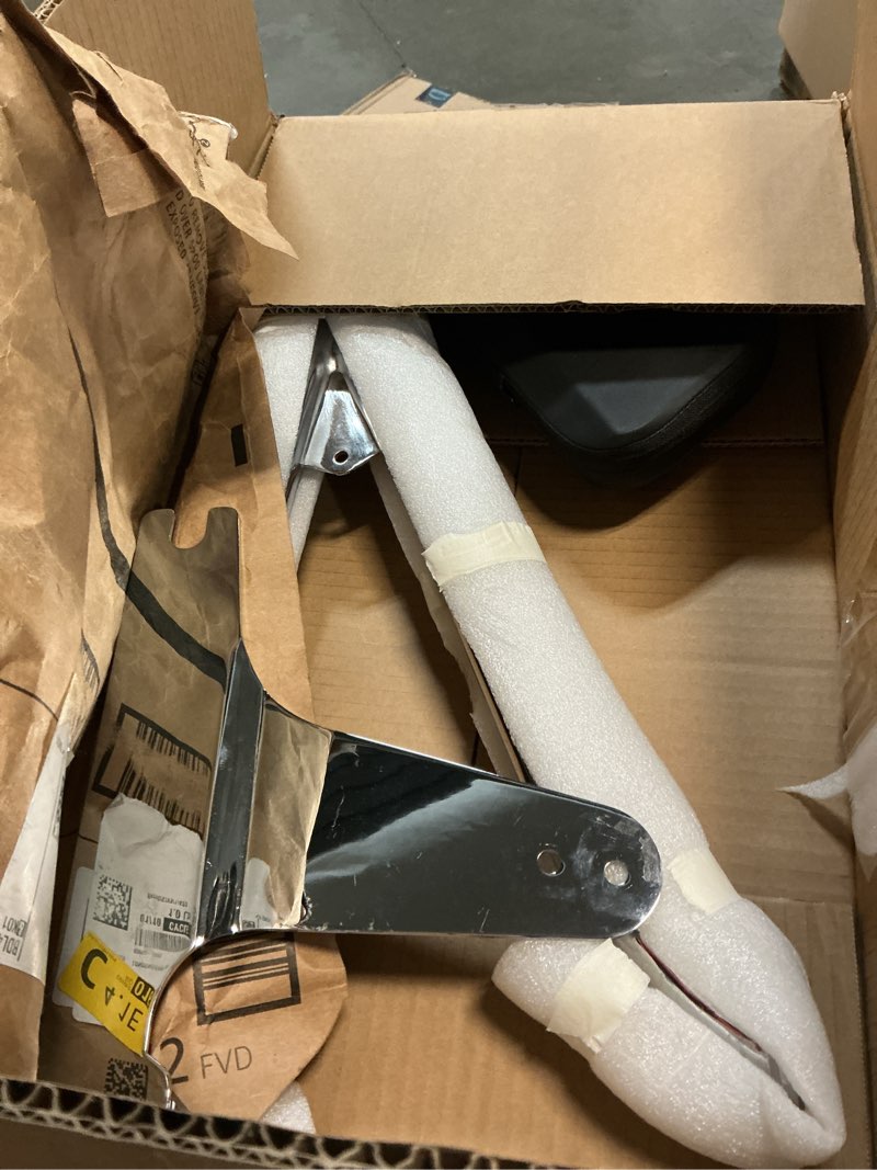 Condition photo showing Good Condition for mokitdora sissy bar detachable passenger backrest for harley softail 2006-2017 fat boy cross bones night train fl fxst, chrome