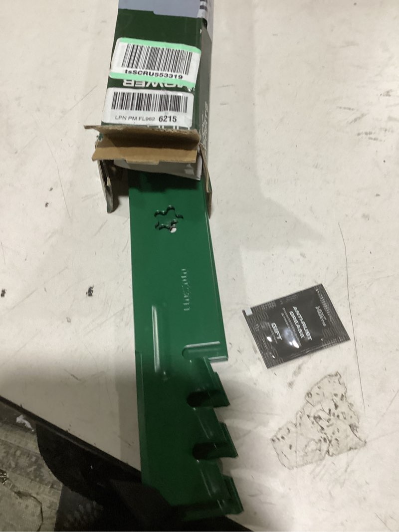 Condition photo showing Good Condition for udc parts 532173921 lawn mower blades replacement for husqvarna 48 inch 173921 yth2348 gth2548 yth2148 2748gls yth2448 yth2748 yth1848xp 532 17 39-21 poulan craftsman 575938301/3 pack gator mulching