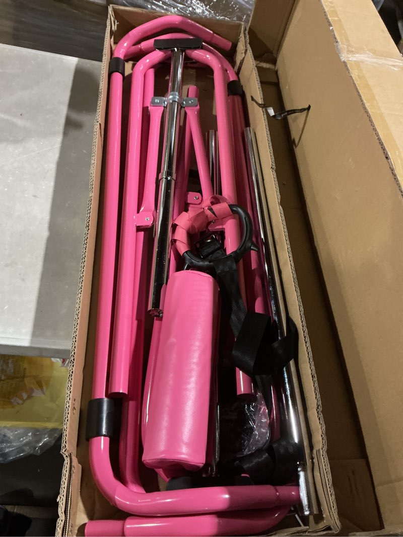 Condition photo showing Good Condition for tepemccu expandable gymnastics bars, adjustable height gymnastic horizontal bars, children folding training bar for kids pink