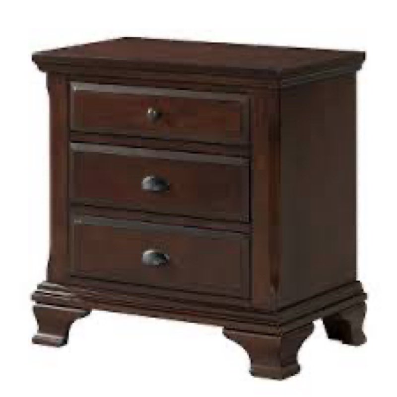 Brinley Nightstand Cherry Red - Picket House Furnishings