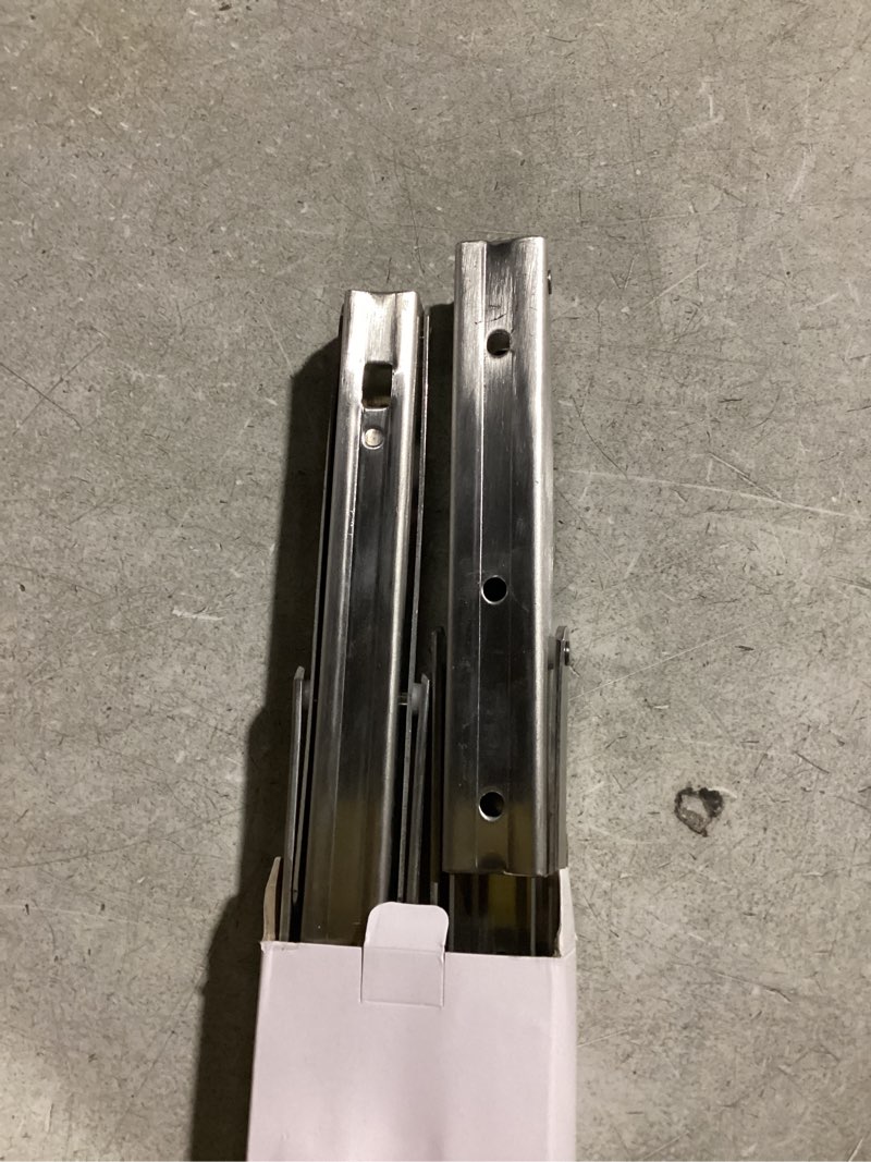 Condition photo showing Good Condition for Folding Shelf Brackets 20 inch Heavy Duty,Max Load: 550 lb-Stainless Steel Collapsible Shelf Bracket,Wall Mounted Folding Table Bracket Save Space,Pack of 2