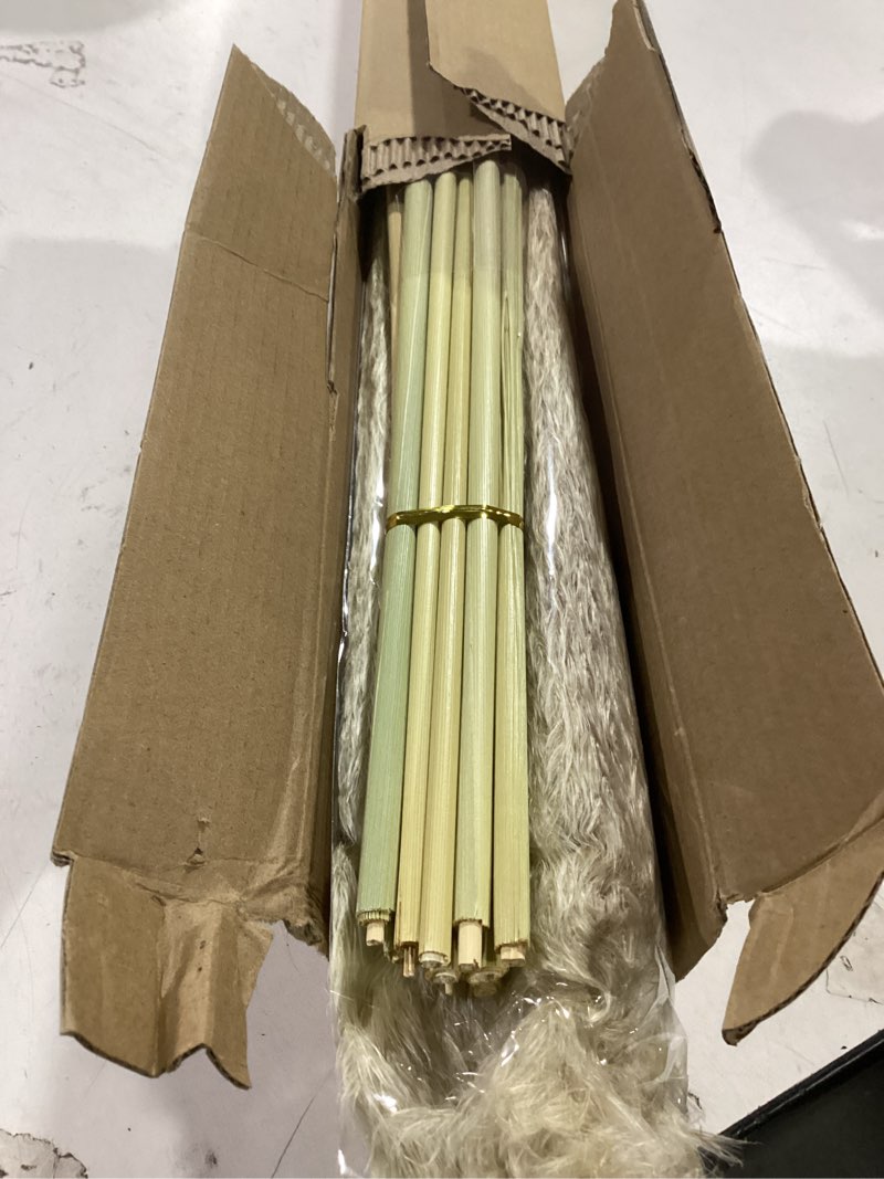 Condition photo showing Good Condition for 40" inch 20 stems natural pampas grass decor tall, pompas grass, tall pampas grass for wedding, party, farmhouse, boho home decor