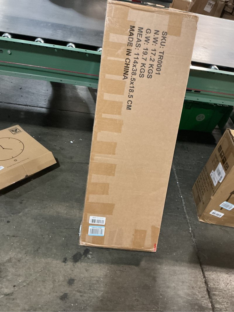 Condition photo showing New/Like New for Farmhouse Rattan Console Table with 2 Drawers 2 Tier Boho Narrow Long Sofa Table Natural with Open Storage Shelf Wood Entryway Table for Living Room Hallway Foyer (Nature, 39.4 Inch) 2 Drawer Nature