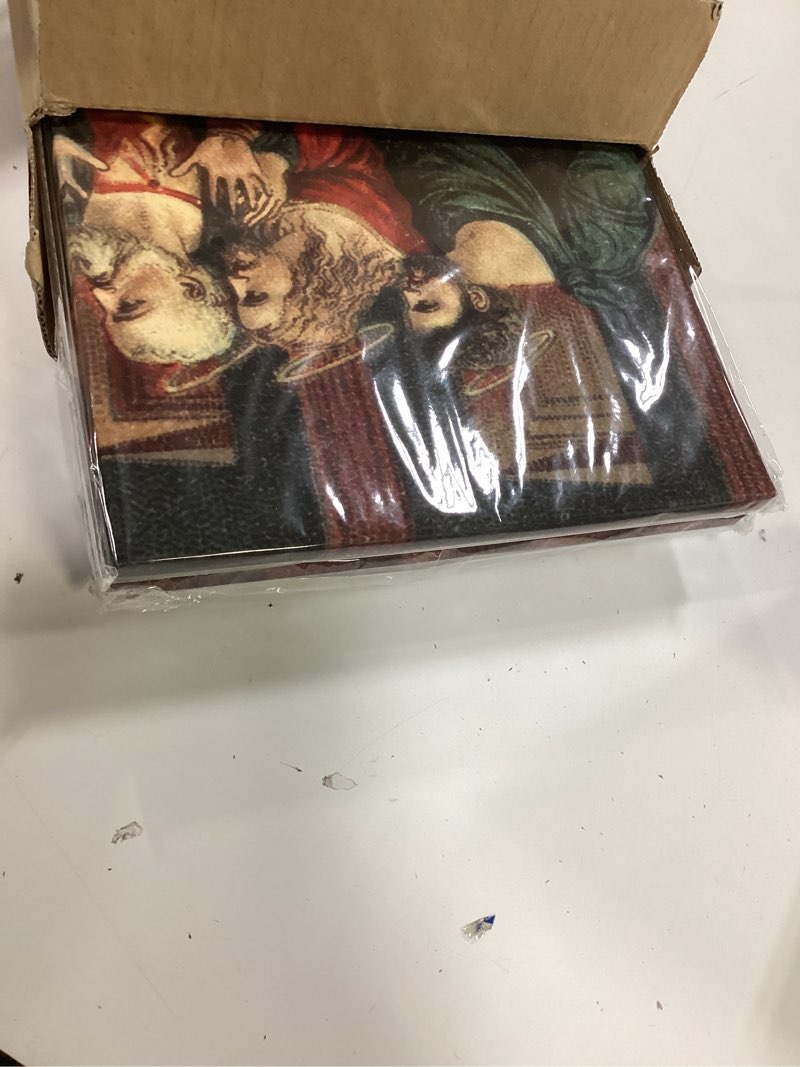Condition photo showing Good Condition for youhong 5 piece last supper wall art christian wall decor jesus posters leonardo da vinci dining room decor the last supper painting for bedroom living room decor (50''w x 24''h) style-01 50"l x 24"w