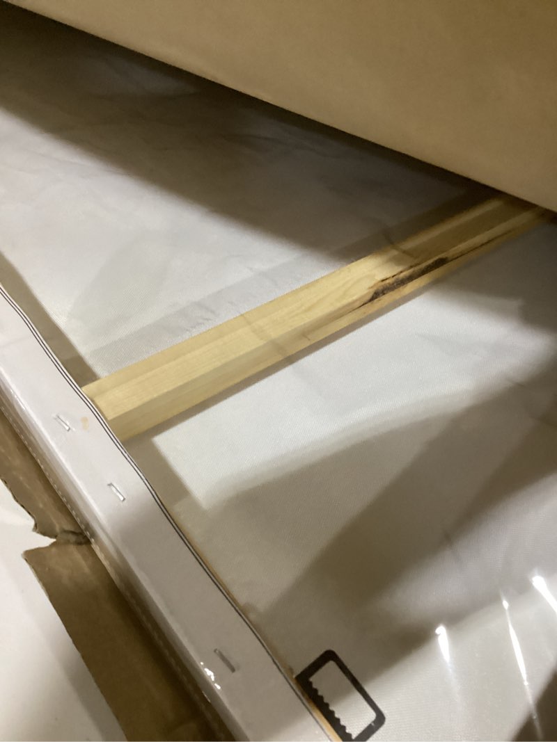 Condition photo showing Good Condition for XIANSHOU Oil Painting Art Wall Decor Pictures for Living Room Big Wall Artwork White Painting 29"x 58" Modern Abstract Wall Decor Bedroom Office Ready to Hang 29"x58" White