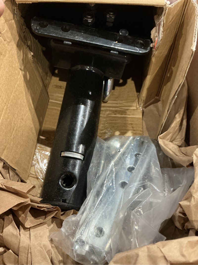 Condition photo showing As Is for yomilink 2000 lbs trailer jack with dual wheel, heavy duty swivel boat jack, 12" lift, bolt-on tongue trailer jacks for rv boat trailers, silver 2000lbs silver