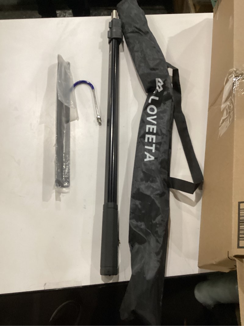 Condition photo showing New/Like New for LOVEETA® 6.3 Ft Magnetically Mounted Cargo Grabber Reach Retriever Tool - 3.0 New Upgraded Extendable Pickup Truck Bed Accessories, Multi-Use Truck Bed Reach Tool (Jet Black) - 2 Hooks 1 Mounted Plate Magnetic Jet Black