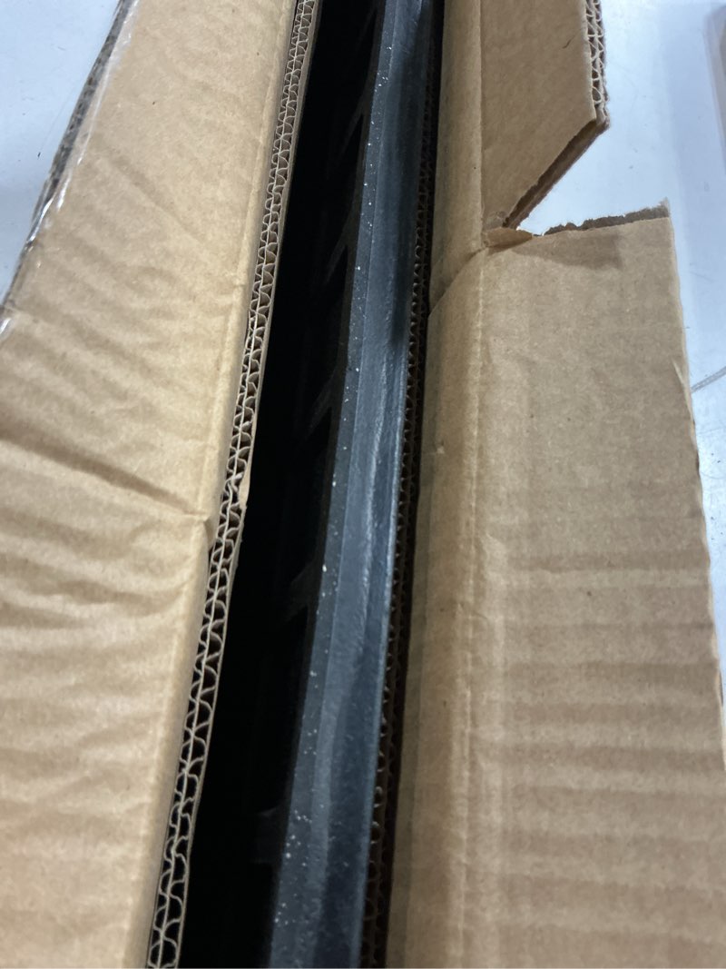 Condition photo showing As Is for fachnuo 0.6" rise rubber threshold ramp for doorways, 35.4" wide, 3306 lbs load capacity wheelchair ramp - cuttable non-slip rubber ramp, secure and stable for curbs, wheelchairs, walkers and scooters