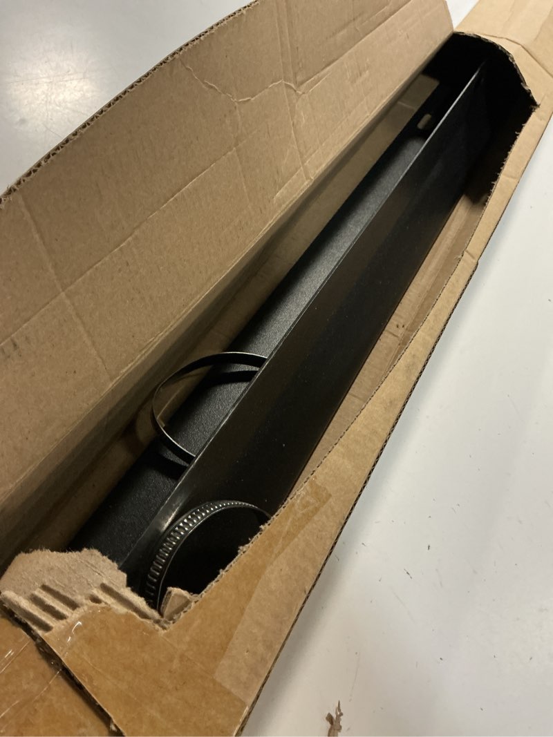 Condition photo showing Good Condition for gisafai ladder rack wind deflector with 3 pcs ring clamps roof rack wind deflector cut down on the noise fairing for car trailer pickup accessories, 39.37 inch black
