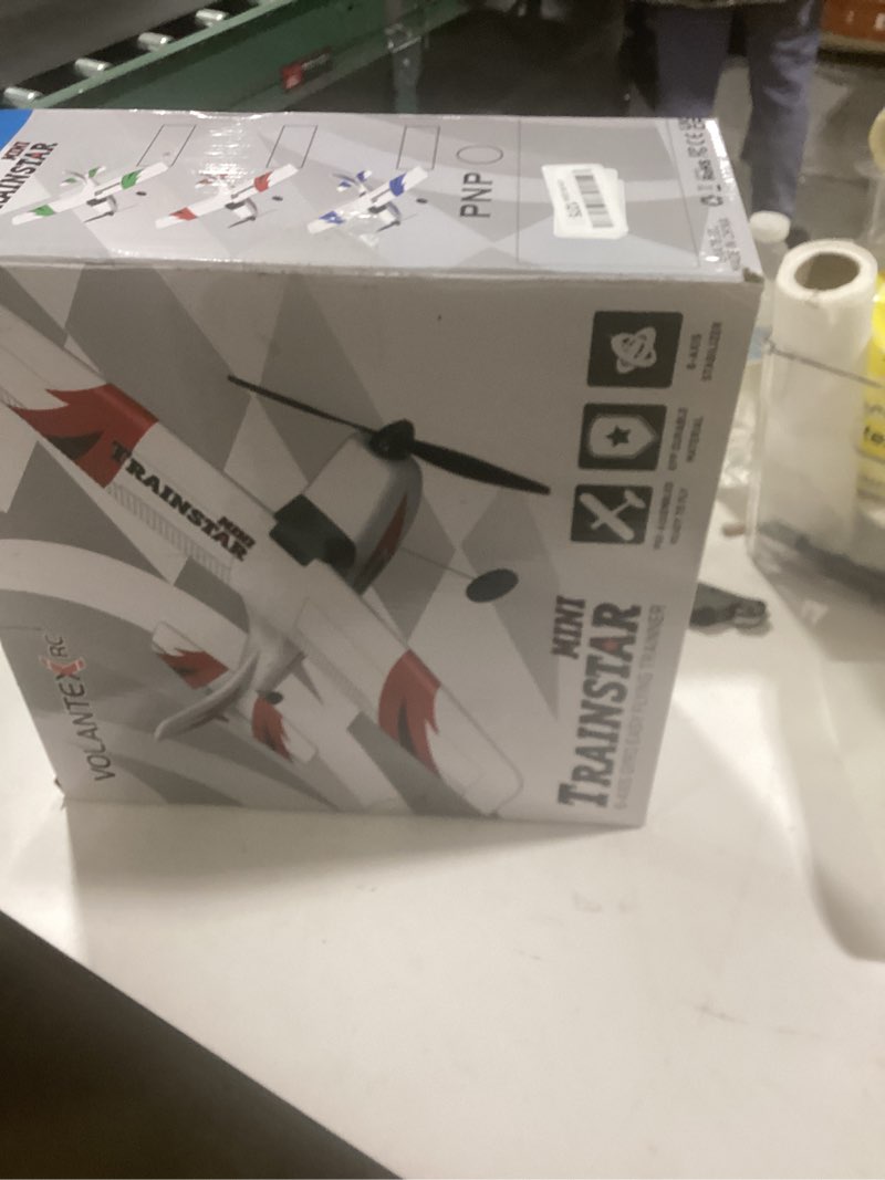 volantexrc rc plane trainer 3ch remote control airplane with prop saver, 6-axis gyro stabilizer & 3 