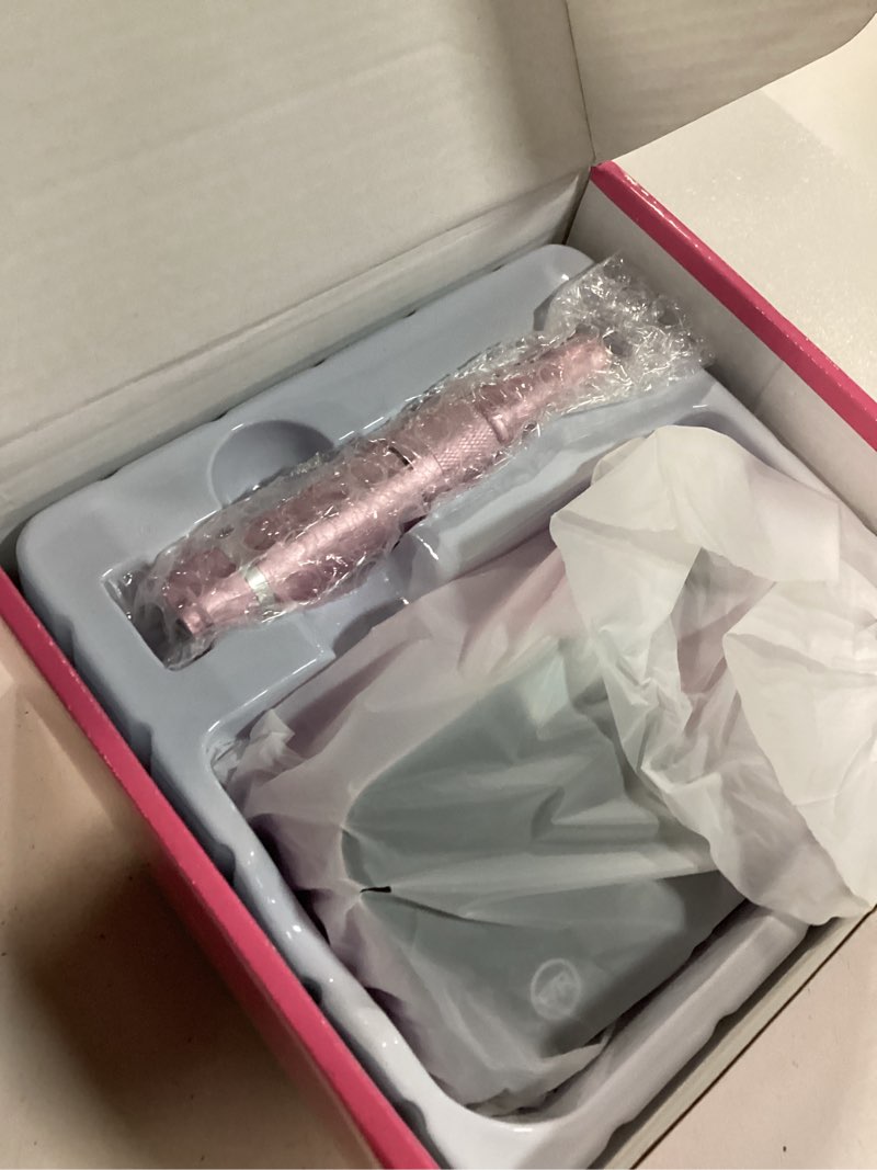 Condition photo showing New/Like New for professional electric nail drill e-file machine - 45,000 rpm corded nail drills kit with low noise & led display for shaping, removing & polishing acrylic gel nails for salon home pink