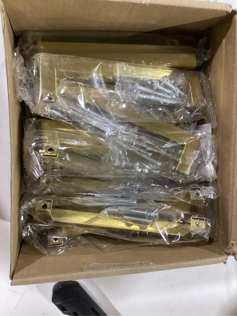 Condition photo showing New/Like New for ravinte 30 pack solid 5 inch center to center slim square bar drawer handles kitchen cabinet handles drawer pulls kitchen cabinet hardware kitchen handles champagne bronze cabinet pulls 30 champagne bronze