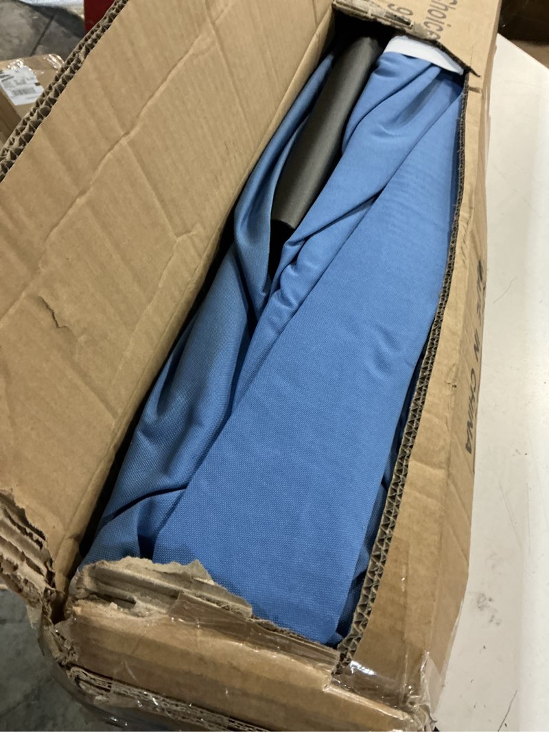 Condition photo showing Good Condition for tempera 9ft scalloped tassel patio umbrella, outdoor market umbrellas with 8 sturdy ribs with crank & pust button tilt,fade resistant canopy blue-tassles 9 ft push-button-tilt