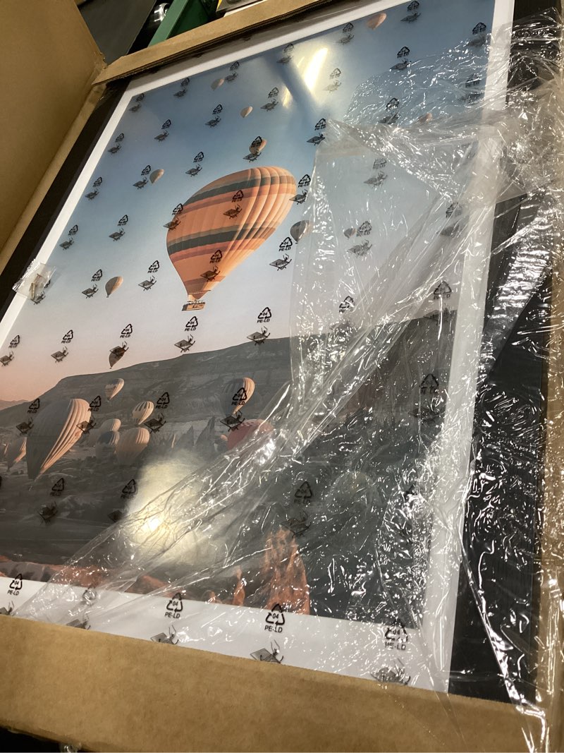 Condition photo showing Good Condition for 19.7x27.6 puzzles frame for 50x70 cm puzzle poster photo picture, display 18x24 with mat or 19.7 x 27.6 without, wall hanging 19.7 by 27.6 inch 1000 pieces puzzles frame, black black 19.7x27.6 inch