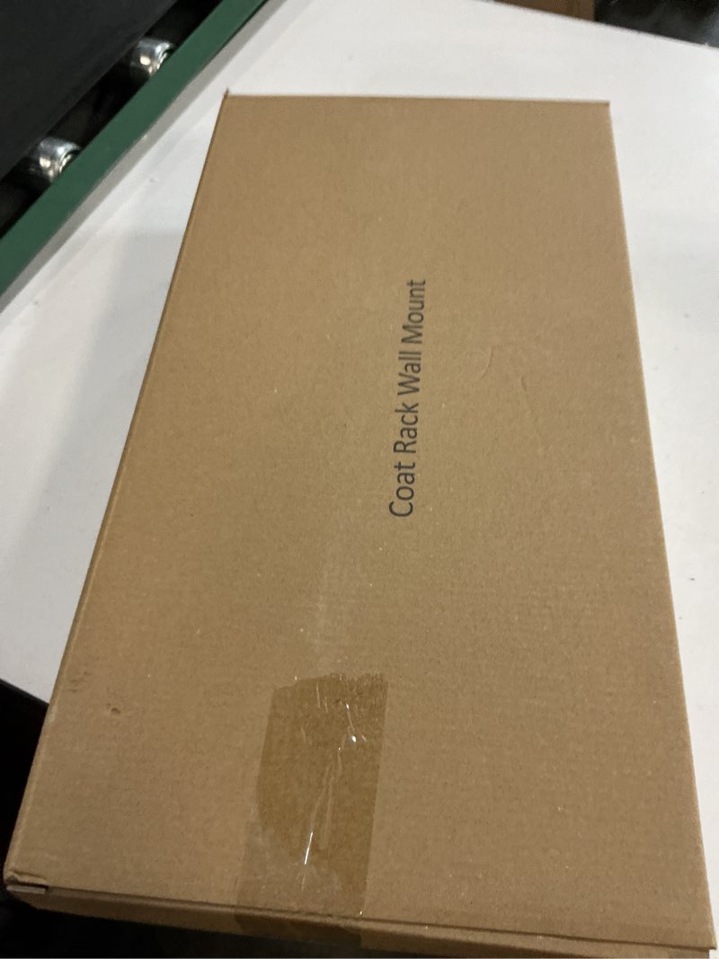 Condition photo showing New/Like New for Coat Rack Wall Mount 4 Pack, Wall Hooks Heavy Duty for Hanging Clothes Backpack Bag Towel Jacket, White Hat Hanger for Entryway Bathroom Bedroom Kitchen, Modern Key Holder Purse Organizer (16.5 Inch)