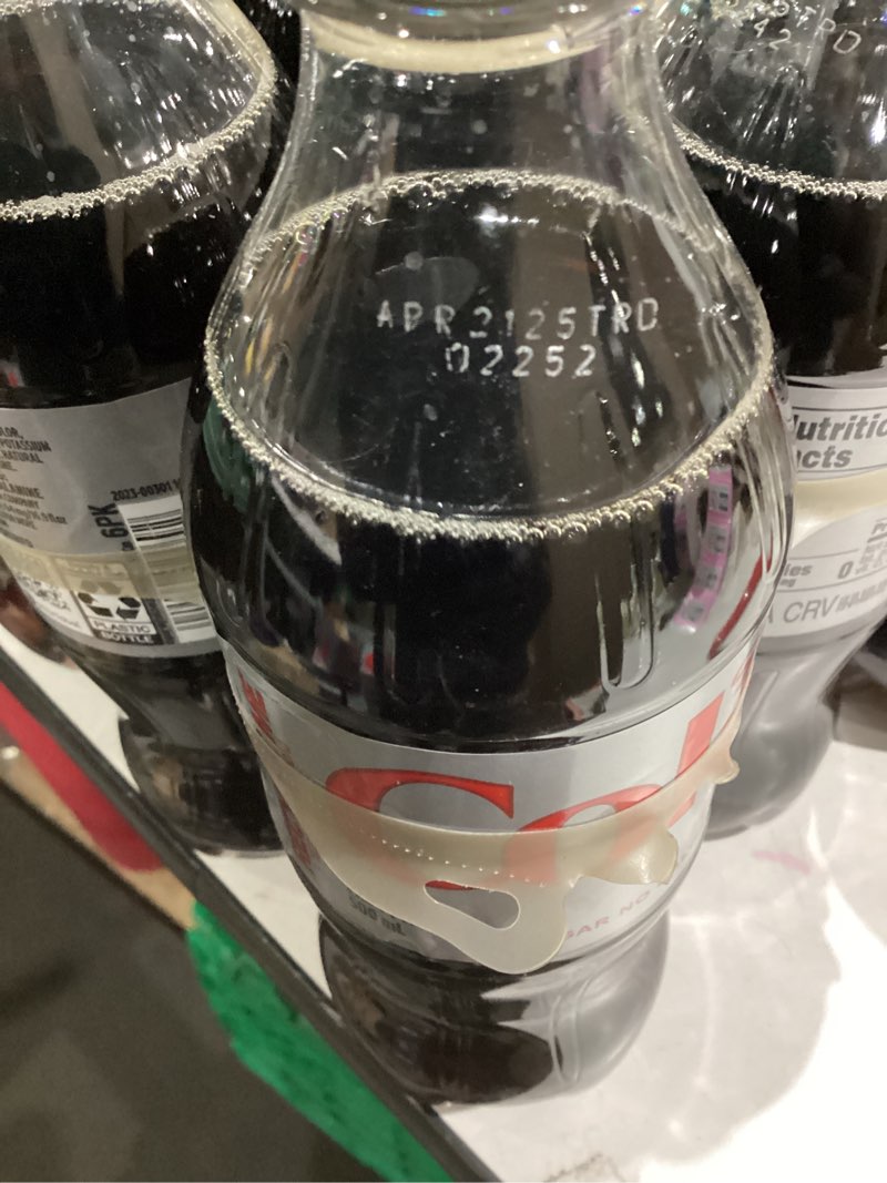 Condition photo showing As Is for Diet Coke Diet Soda, 16.9 fl oz Bottles, 6 Pack - Cola Soft Drinks Diet Coke 16.9 fl oz (Pack of 6)