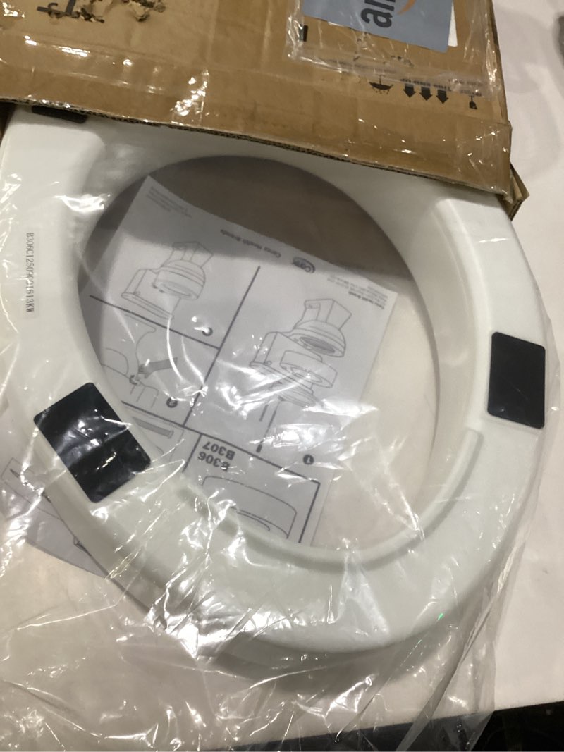 Condition photo showing Good Condition for carex toilet seat riser  elongated raised toilet seat adds 3.5 inches to toilet height  for assistance bending or sitting  300 pound weight capacity toilet riser