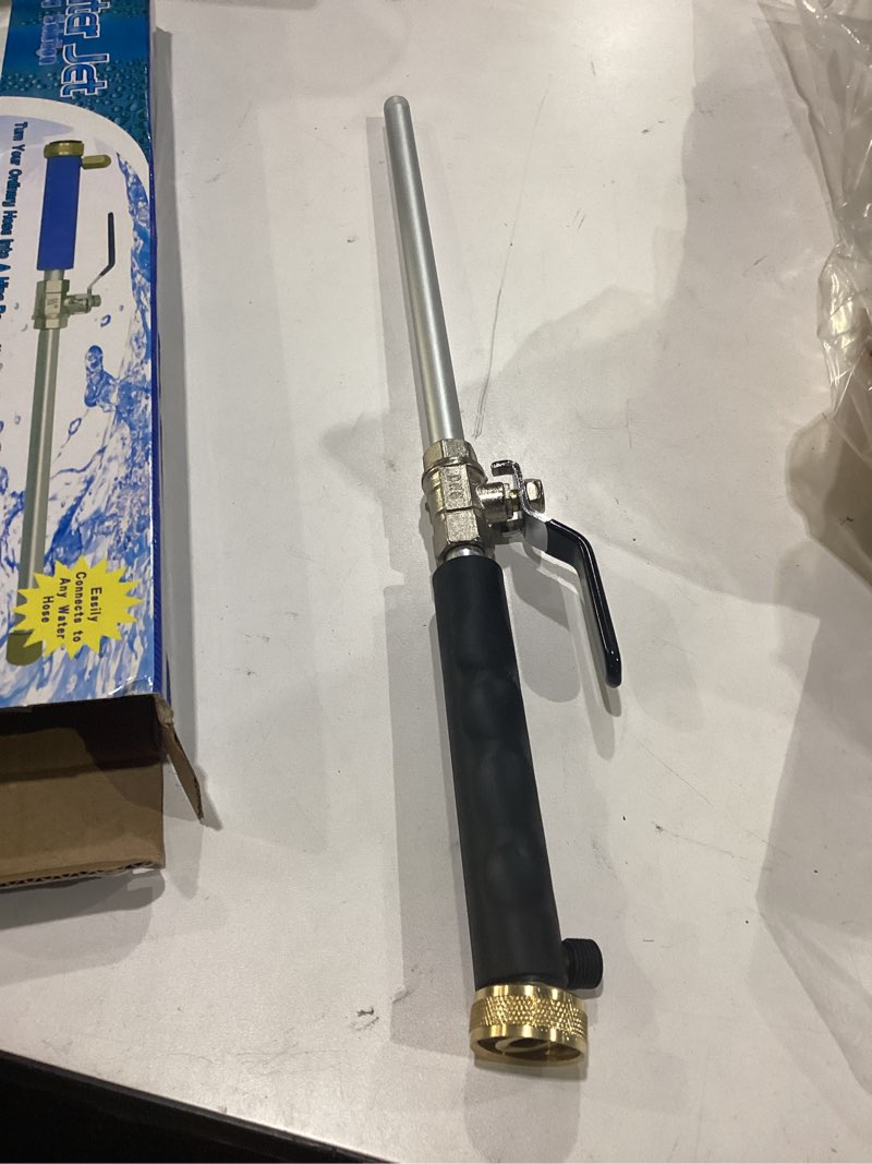 Condition photo showing Good Condition for upgraded jet nozzle for garden hose power washer wand hydro jet high pressure washer tools with 2 different nozzles and hose quick connectors black 18.0 inches