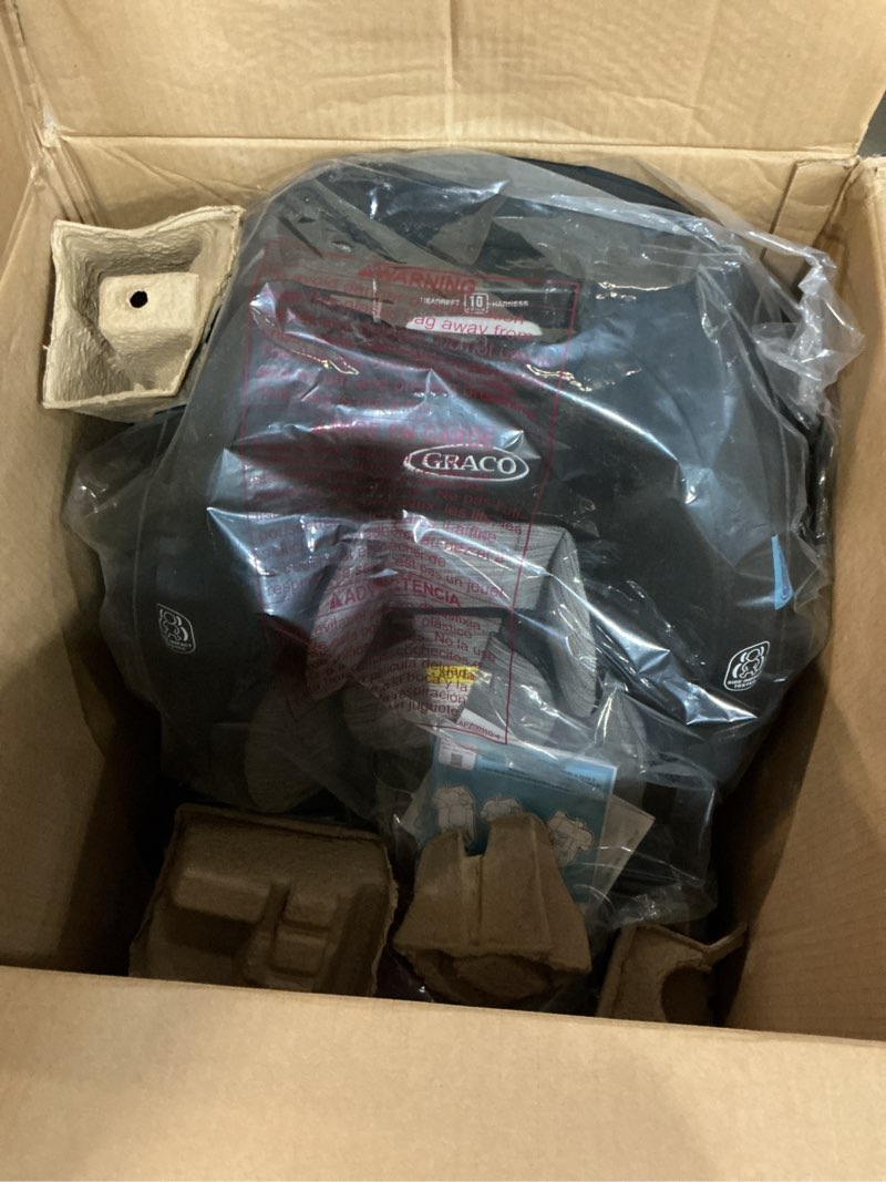 Condition photo showing New/Like New for Graco Slimfit 3-in-1 Convertible Car Seat, Ultra-Space-Saving Design, Jarret, Suitable for Rear and Forward-Facing, Highback Booster Seat with 10-Position Headrest