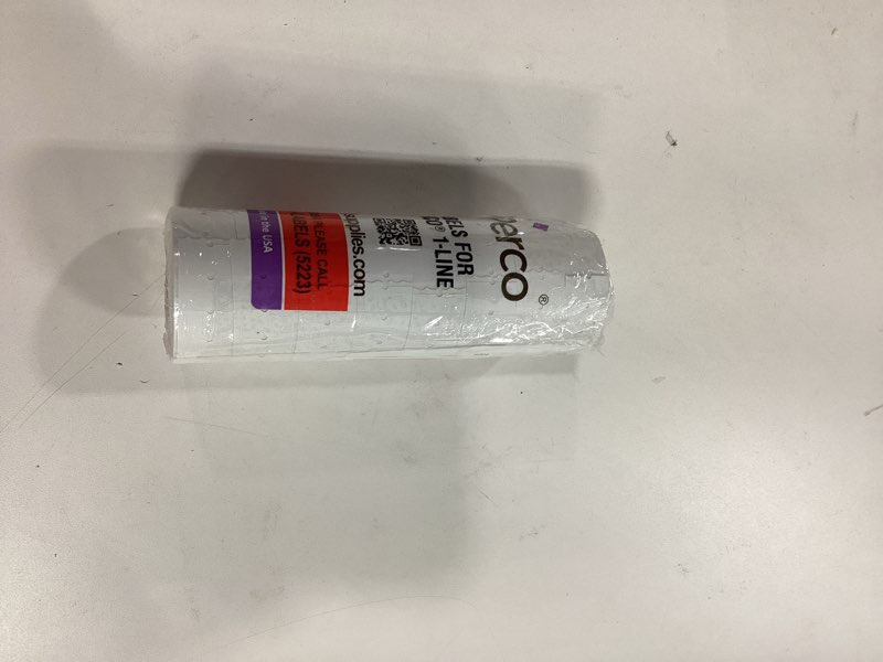 Condition photo showing New/Like New for Perco 1 Line White Labels - 8 Rolls, 1 Sleeve, 8,000 Blank Price and Date Gun Labels for Perco 1 Line Price and Date Guns - Made in USA 1 Sleeve White