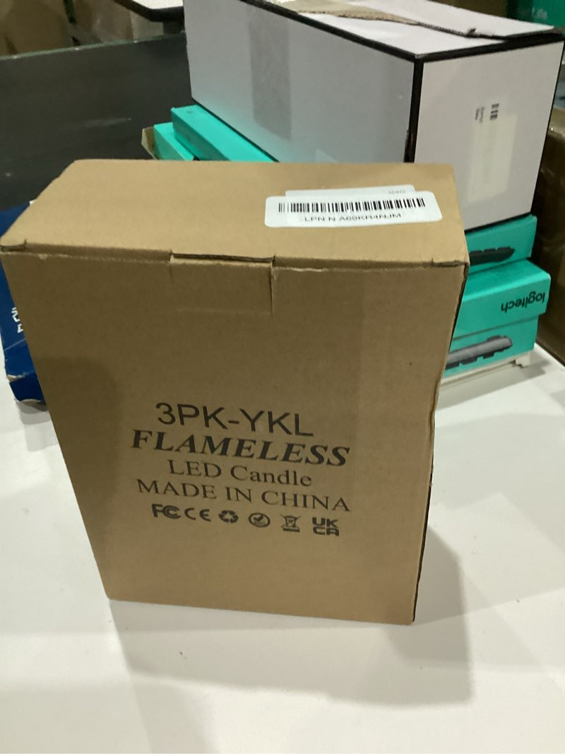 Condition photo showing New/Like New for Da by Rechargeable Flameless Candle, Type-c Rechargeable Battery Candlewith Remote Control and Timer Function,Set of 3,can Last up to 240 Hours. A Wick Like a Flame. (Save 220 AA Batteries per Year).