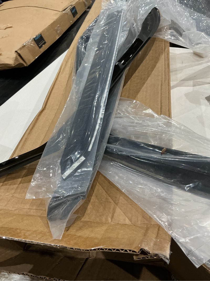 Condition photo showing As Is for husky liners select outside mount rain guards| front & rear ventvisors, 4 pcs. (unknown make&model