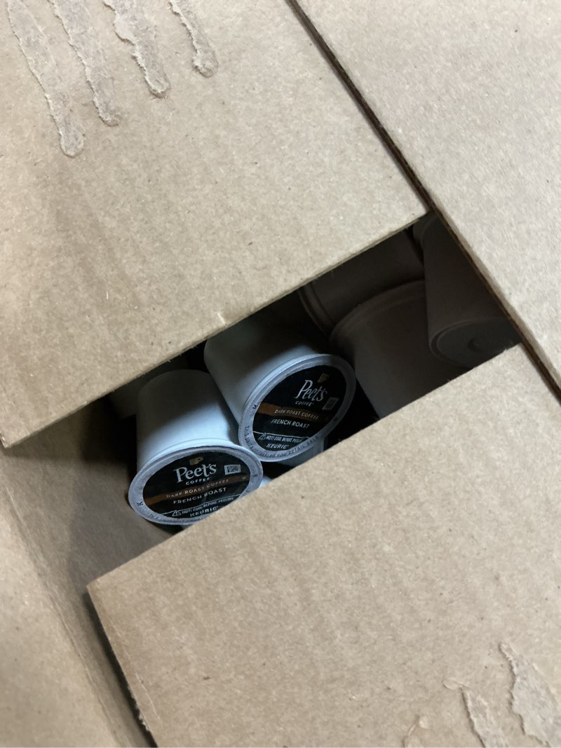 Condition photo showing Good Condition for Best By :2025/09/21) Peet's Coffee, Dark Roast K-Cup Pods for Keurig Brewers - French Roast 54 Count (1 Box of 54) Packaging May Vary (B06VWK65H8)