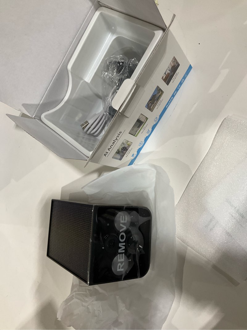 Condition photo showing Good Condition for Solar Security Cameras Wireless Outdoor 2K Battery Powered AI Motion Detection 2-Way Talk Color Night Vision WiFi Waterproof SD/Cloud Storage Non-Stop Solar Panel Camera Outdoor Wireless Black 1 Count (Pack of 1)