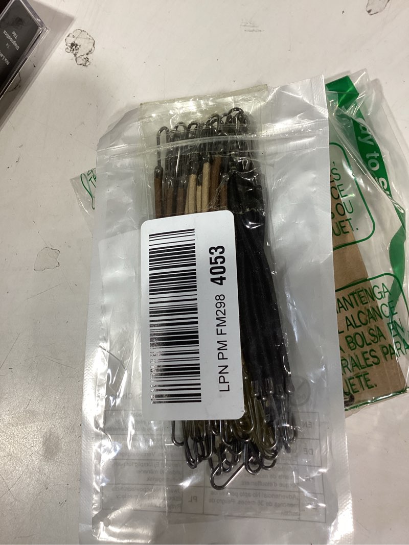 Condition photo showing New/Like New for 30pcs bungee hair ties, elastic ponytail hooks, bungee hair ties with hooks, elastic band hairs clip, rubber bands holder for long curly hairs, women's hairstyle coffee, apricot, black