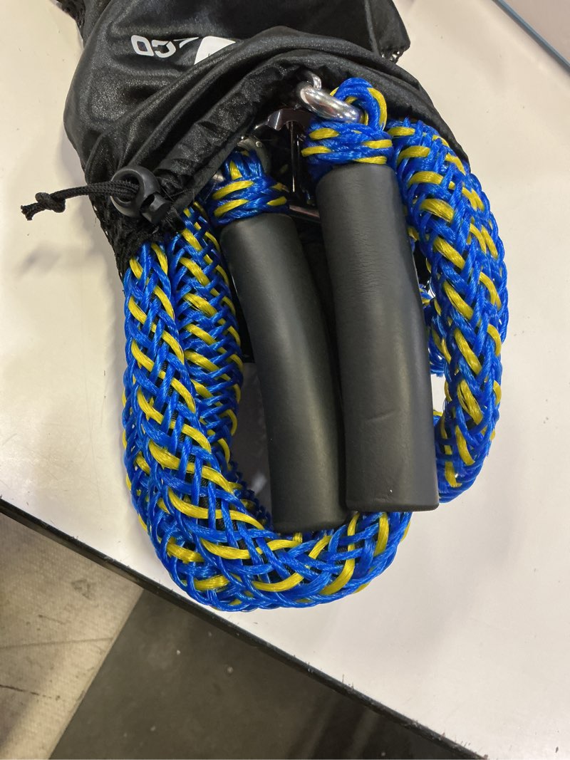 Condition photo showing Good Condition for obcursco bungee dock line, jet ski dock line with double 316 stainless steel clips, boat snubber docking rope for pwc, boat accessories for waverunner, seadoo, kayak, 2 pack 4-5.5ft yellow & blue yellow/blue 4-5.5ft
